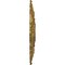 Ekena Millwork Riley Ceiling Medallion (Fits Canopies up to 4 5/8"), Hand-Painted Gold, 18"OD x 3 1/2"ID x 1 1/2"P CM18RLGLS - alternate 3